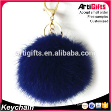 Sophisticated technology promotional gift key ring fur keychain